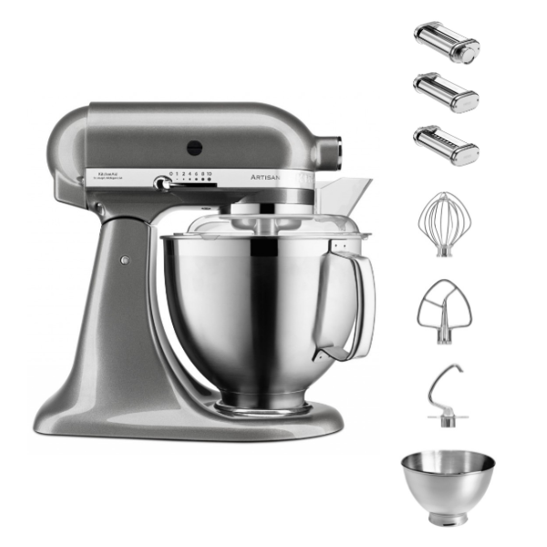 KitchenAid Artisan 5KSM185 Küchenmaschine 4,8 L Pastalover Set