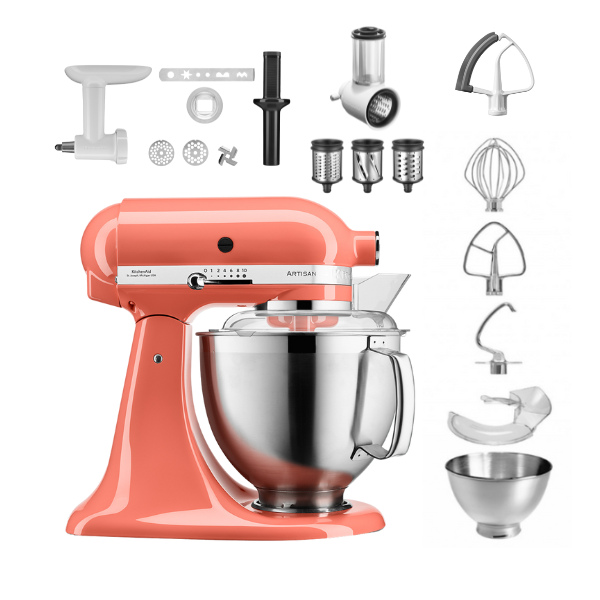 KitchenAid Artisan 5KSM185PS Küchenmaschine 4,8 L Set