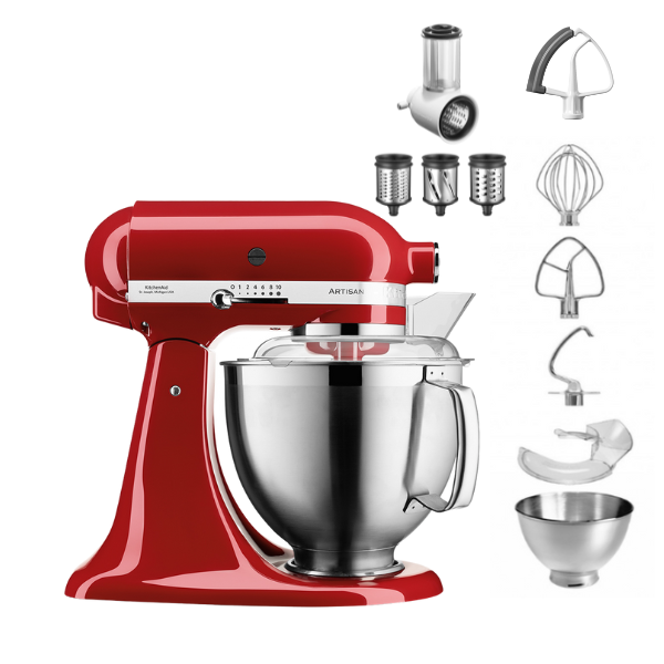 KitchenAid Artisan 5KSM185 Küchenmaschine 4,8 L Vorteilsset