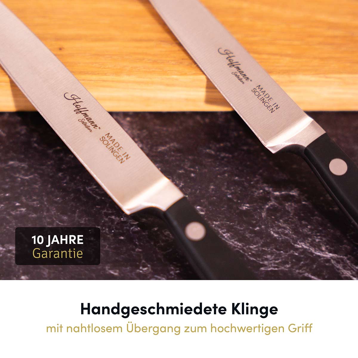 Gemüsemesser 9 cm, handgeschmiedet in Solingen