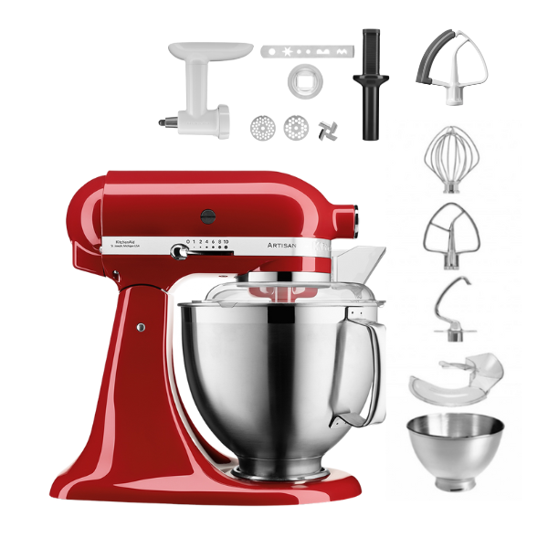 KitchenAid Artisan 5KSM185 Küchenmaschine 4,8 L Set