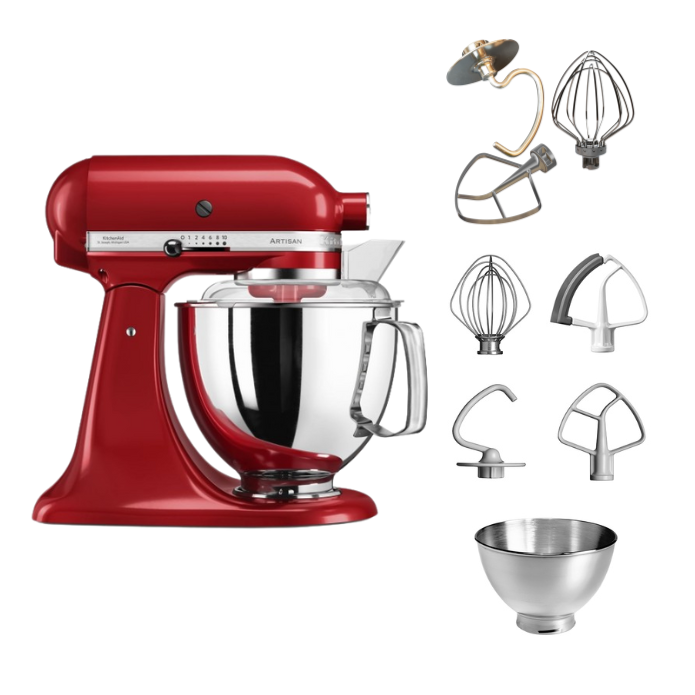 KitchenAid Artisan 5KSM175 Küchenmaschine 4,8 L Tschimmlover Set