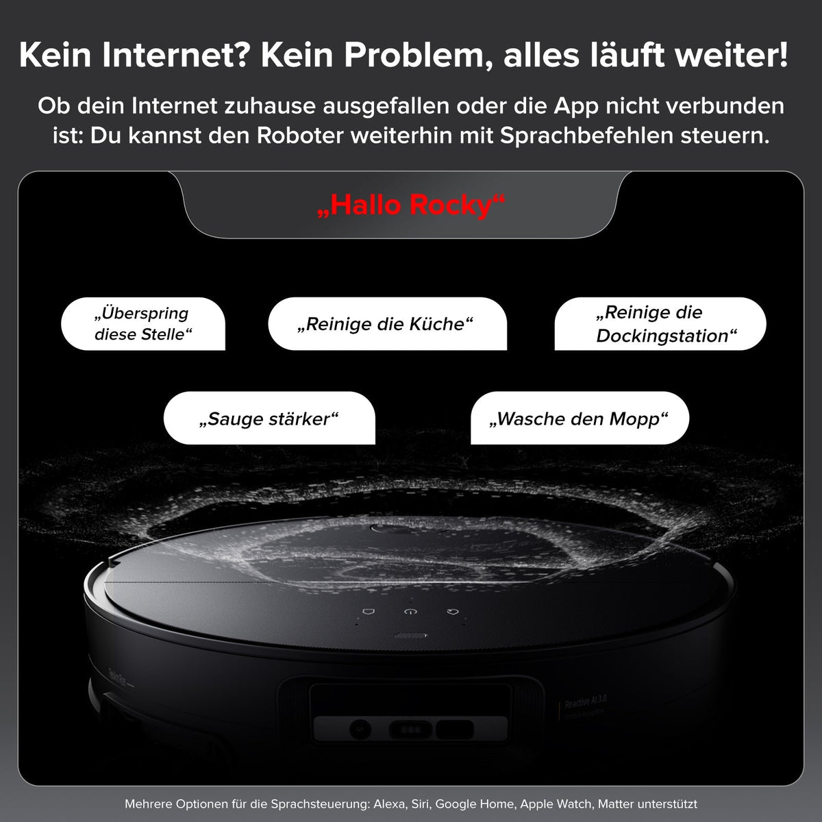 Roborock Saros 10 Saugroboter mit Dual Anti-Tangle System