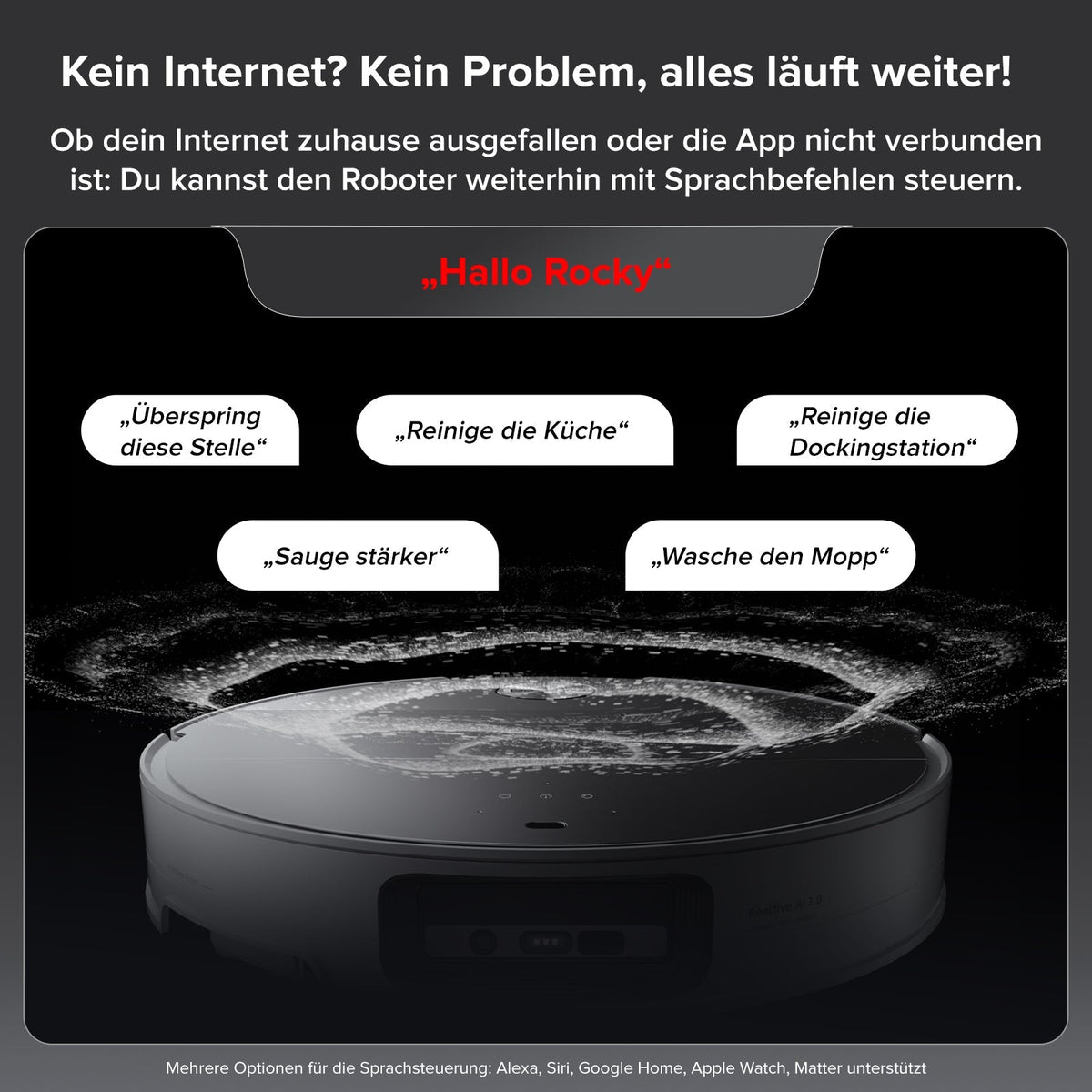 Roborock Saros 10 Saugroboter mit Dual Anti-Tangle System