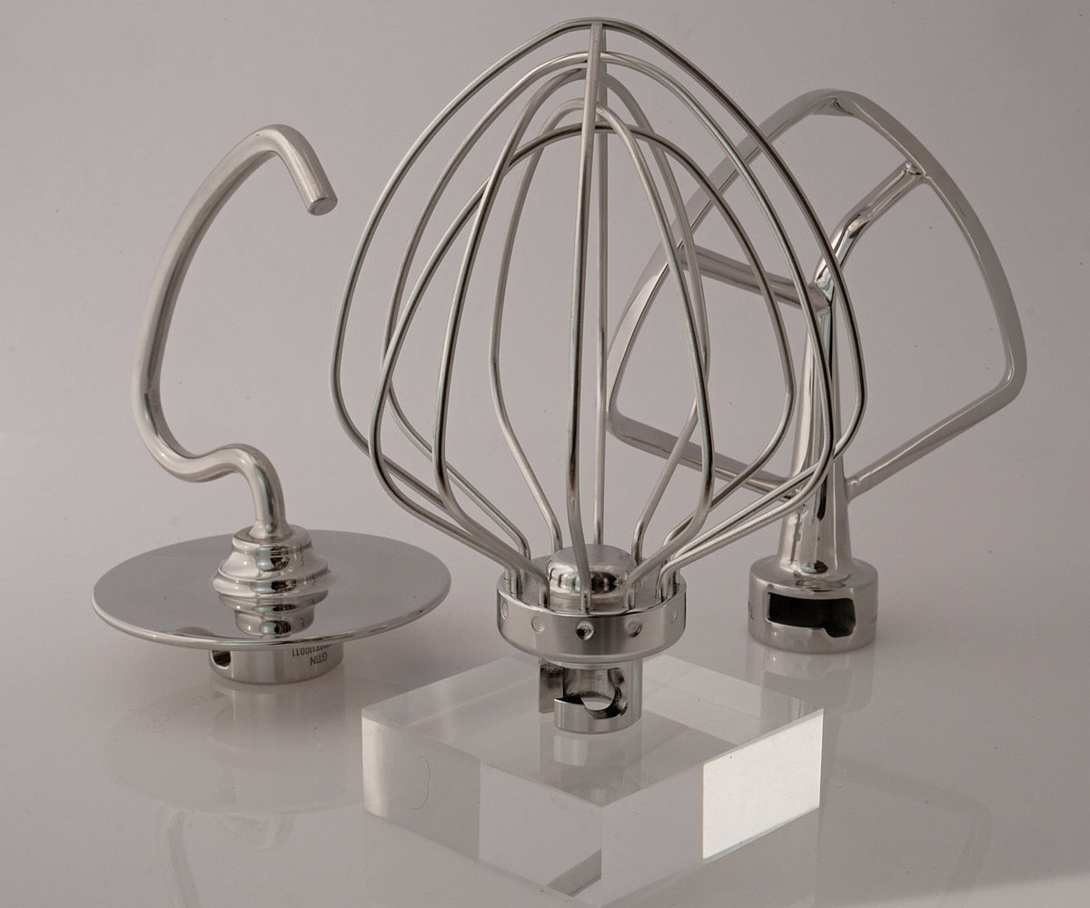 Tschimm Kitchen Royale Set Flachrührer Knethaken und Schneebesen
