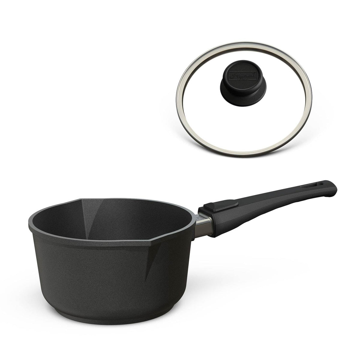 Aluguss Stielkasserolle mit abnehmbarem Stiel Ø 18 cm