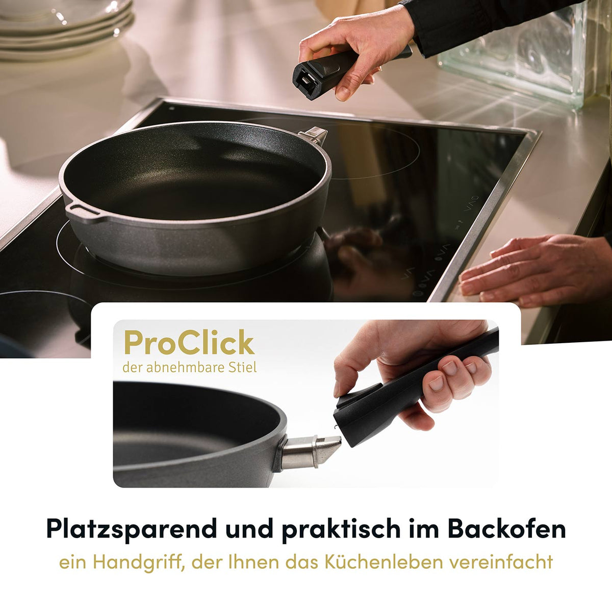 Aluguss Crêpespfanne Flach 28 cm