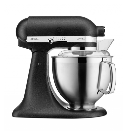 KitchenAid 4,8 L 5KSM185 Artisan Küchenmaschine Cookielover Artisan Fleischwolf+Spritzgebäck+Flexirührer