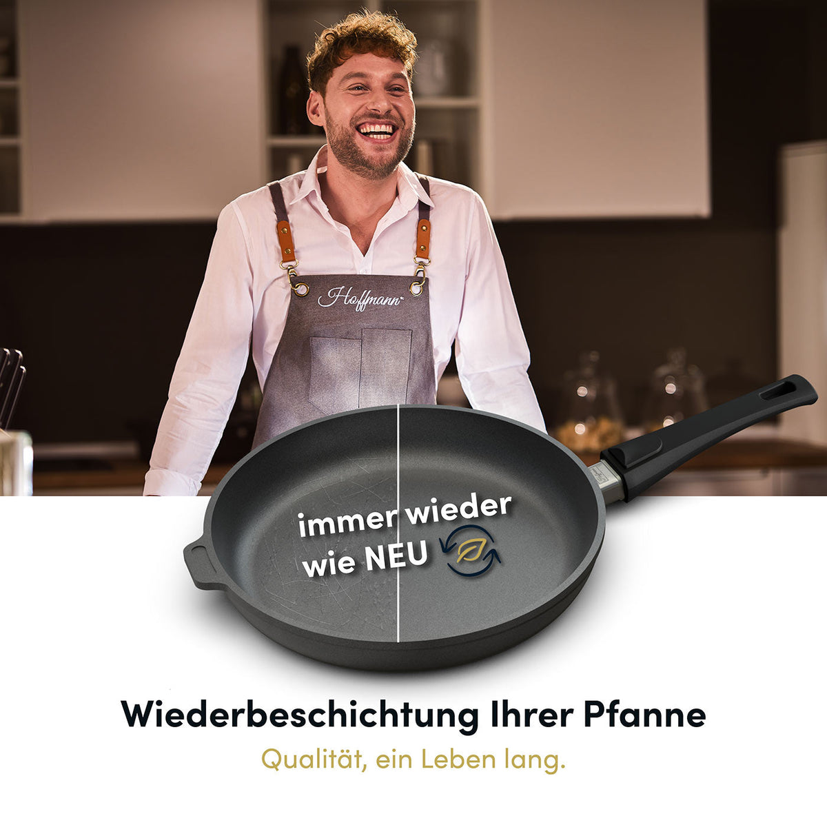 Schmorpfanne eckig 28x28 cm I Deckel optional