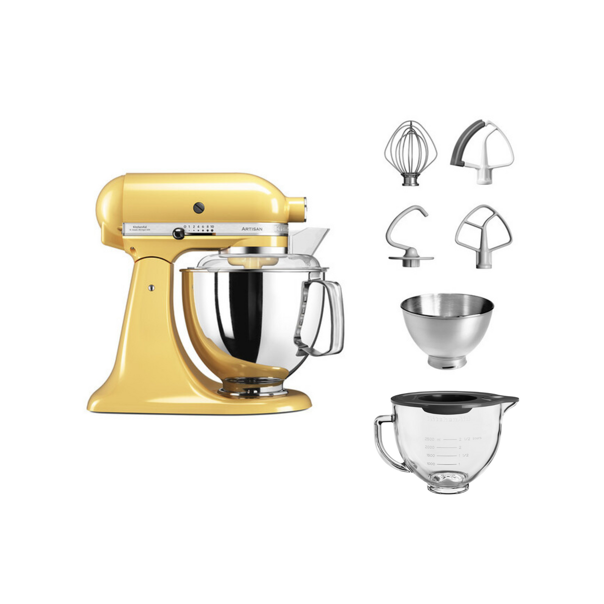 KitchenAid Artisan 5KSM175 Küchenmaschine Set 4,8 l