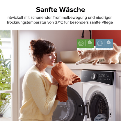 Roborock Zeo Lite Waschtrockner mit der Zeo-Cycle® Trocknungstechnologie