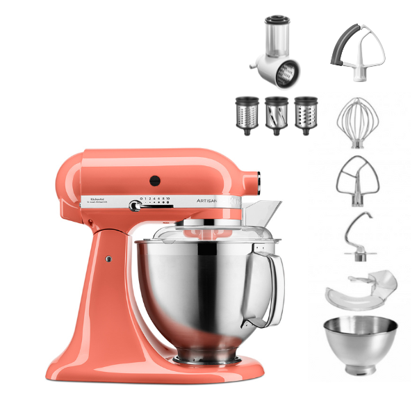 KitchenAid Artisan 5KSM185 Küchenmaschine 4,8 L Vorteilsset