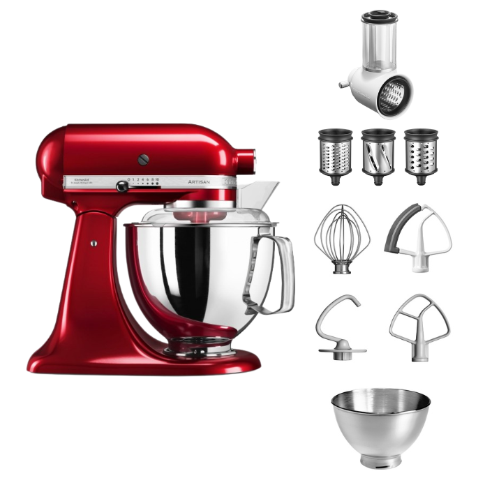 KitchenAid Artisan 5KSM175 Küchenmaschine Set 4,8 l