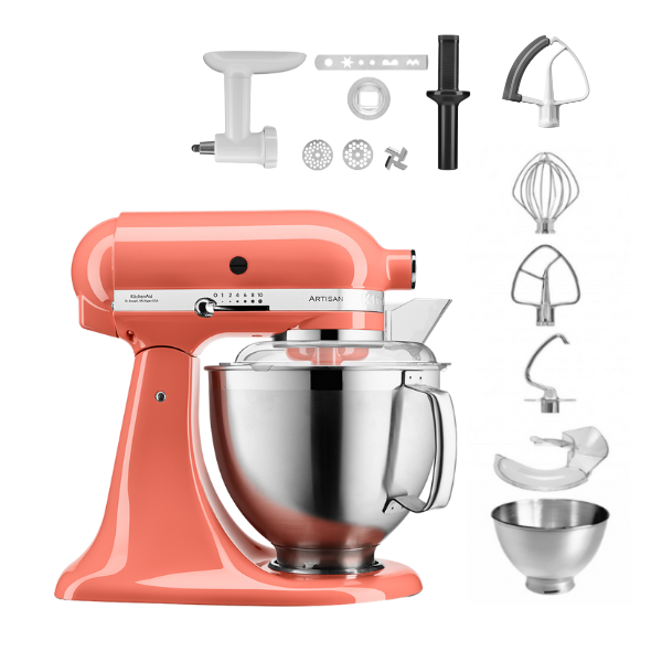 KitchenAid Artisan 5KSM185 Küchenmaschine 4,8 L Set