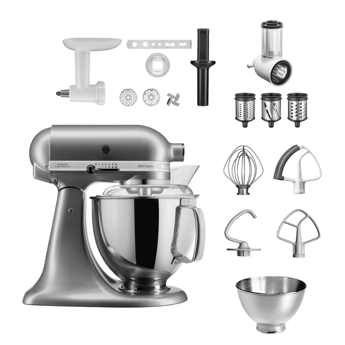 KitchenAid Artisan 5KSM175 Küchenmaschine 4,8 L Allrounderset