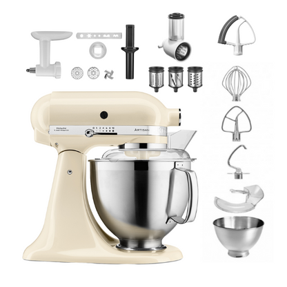 KitchenAid Artisan 5KSM185PS Küchenmaschine 4,8 L Set