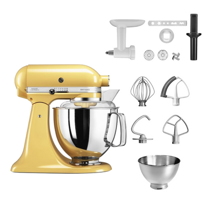 KitchenAid 4,8 L 5KSM175 Artisan Küchenmaschine Cookielover mit Fleischwolf+Spritzgebäckvorsatz