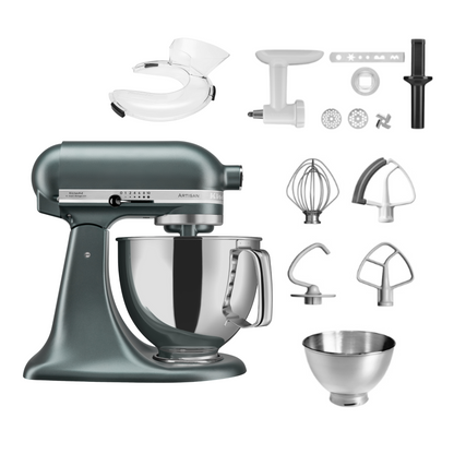 KitchenAid 4,8 L 5KSM175 Artisan Küchenmaschine Cookielover mit Fleischwolf+Spritzgebäckvorsatz