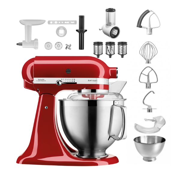 KitchenAid Artisan 5KSM185PS Küchenmaschine 4,8 L Set