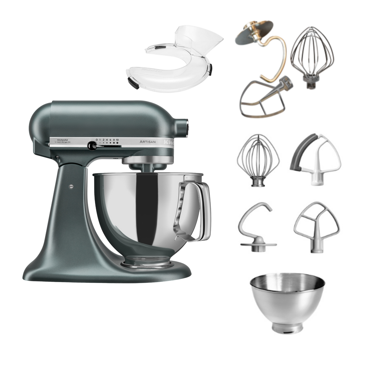 KitchenAid Artisan 5KSM175 Küchenmaschine 4,8 L Tschimmlover Set