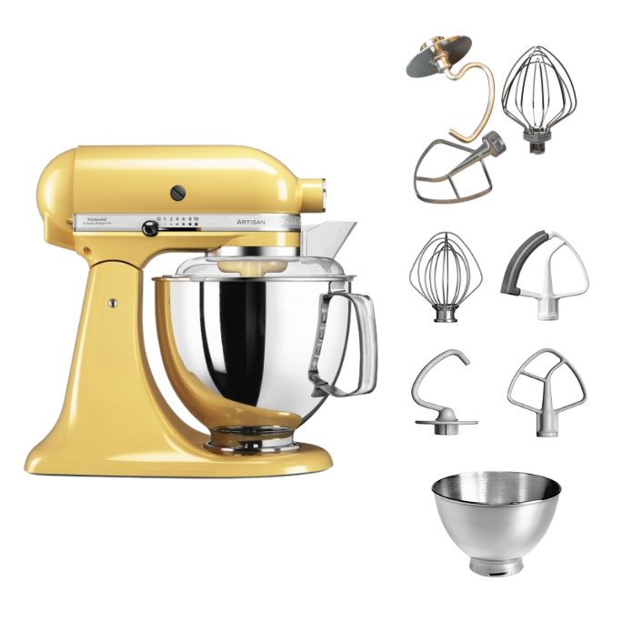 KitchenAid Artisan 5KSM175 Küchenmaschine 4,8 L Tschimmlover Set