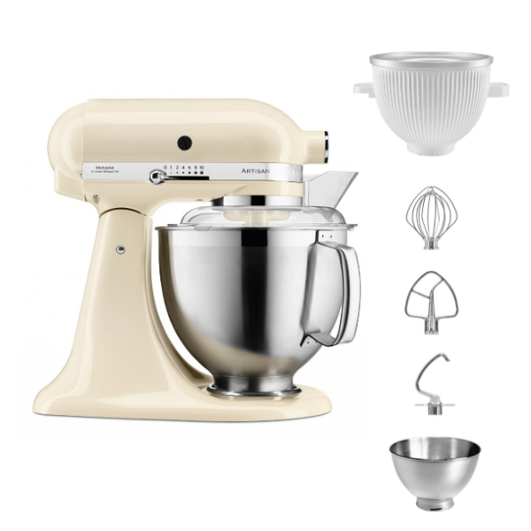 KitchenAid Artisan 5KSM185 Küchenmaschine 4,8 L Eiszubereiter Set