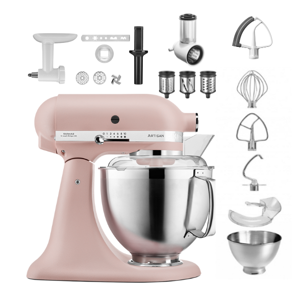 KitchenAid Artisan 5KSM185PS Küchenmaschine 4,8 L Set