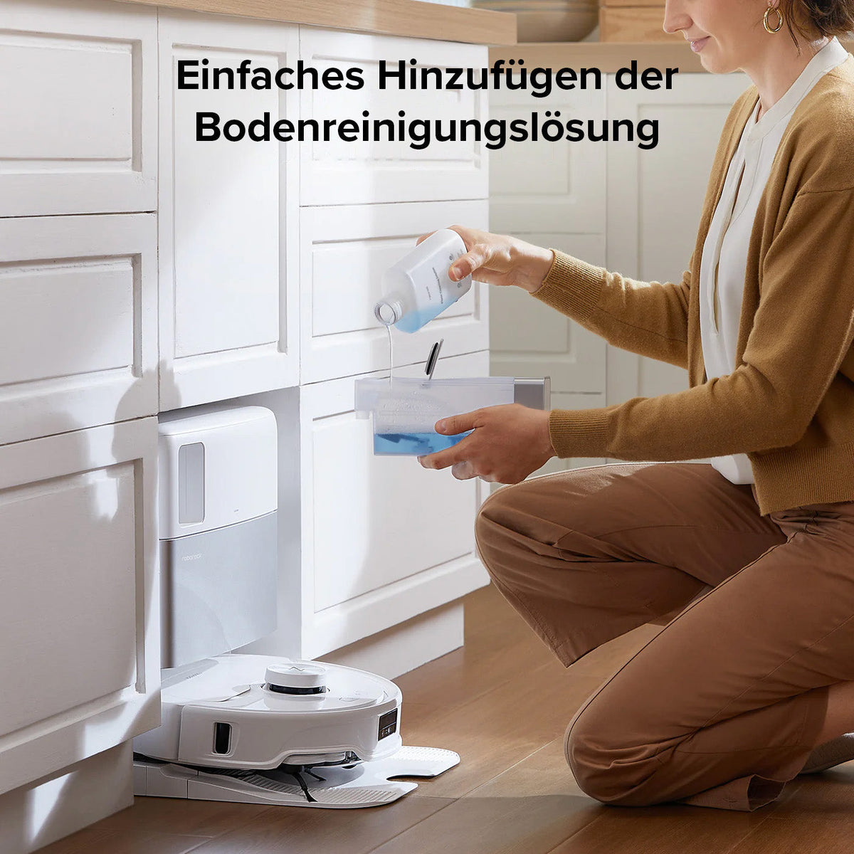 Roborock Bodenreinigungslösung für Saugroboter, Nass- und Trockensauger, 1L