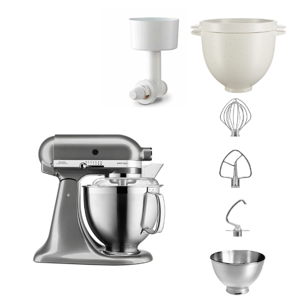 KitchenAid Artisan 5KSM185 Breadlover Küchenmaschine 4,8 l