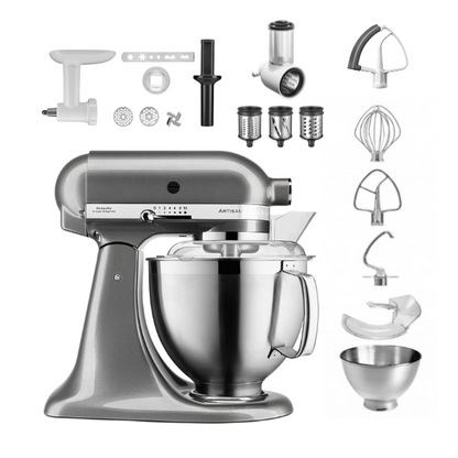 KitchenAid Artisan 5KSM185PS Küchenmaschine 4,8 L Set