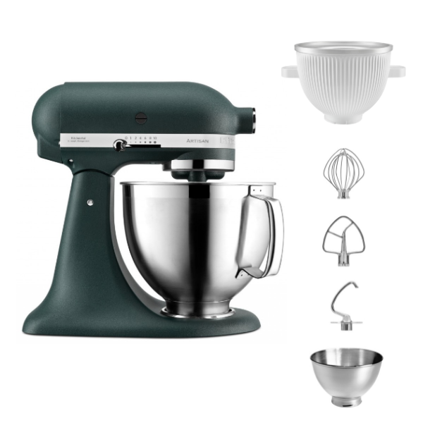 KitchenAid Artisan 5KSM185 Küchenmaschine 4,8 L Eiszubereiter Set