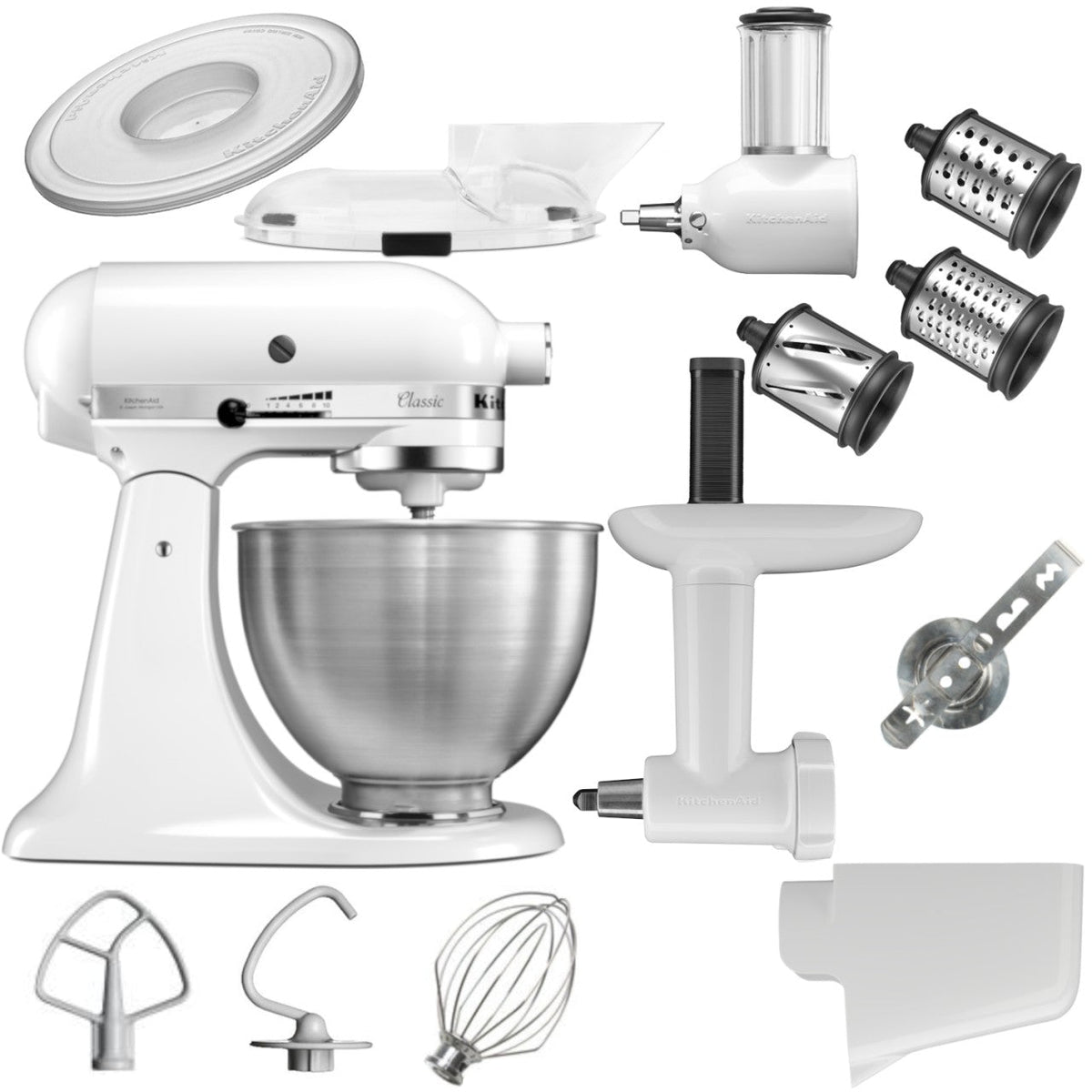 KitchenAid Classic 5K45SS Küchenmaschine Set 6 4,3 l