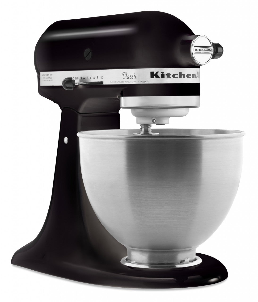 KitchenAid Classic 5K45SS Küchenmaschine 4,3 L Set mit Schüssel und Spritzschutz
