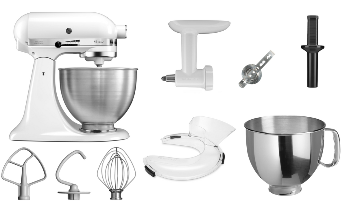 KitchenAid Classic 5K45SS Küchenmaschine 4,3 L Vorteilsset