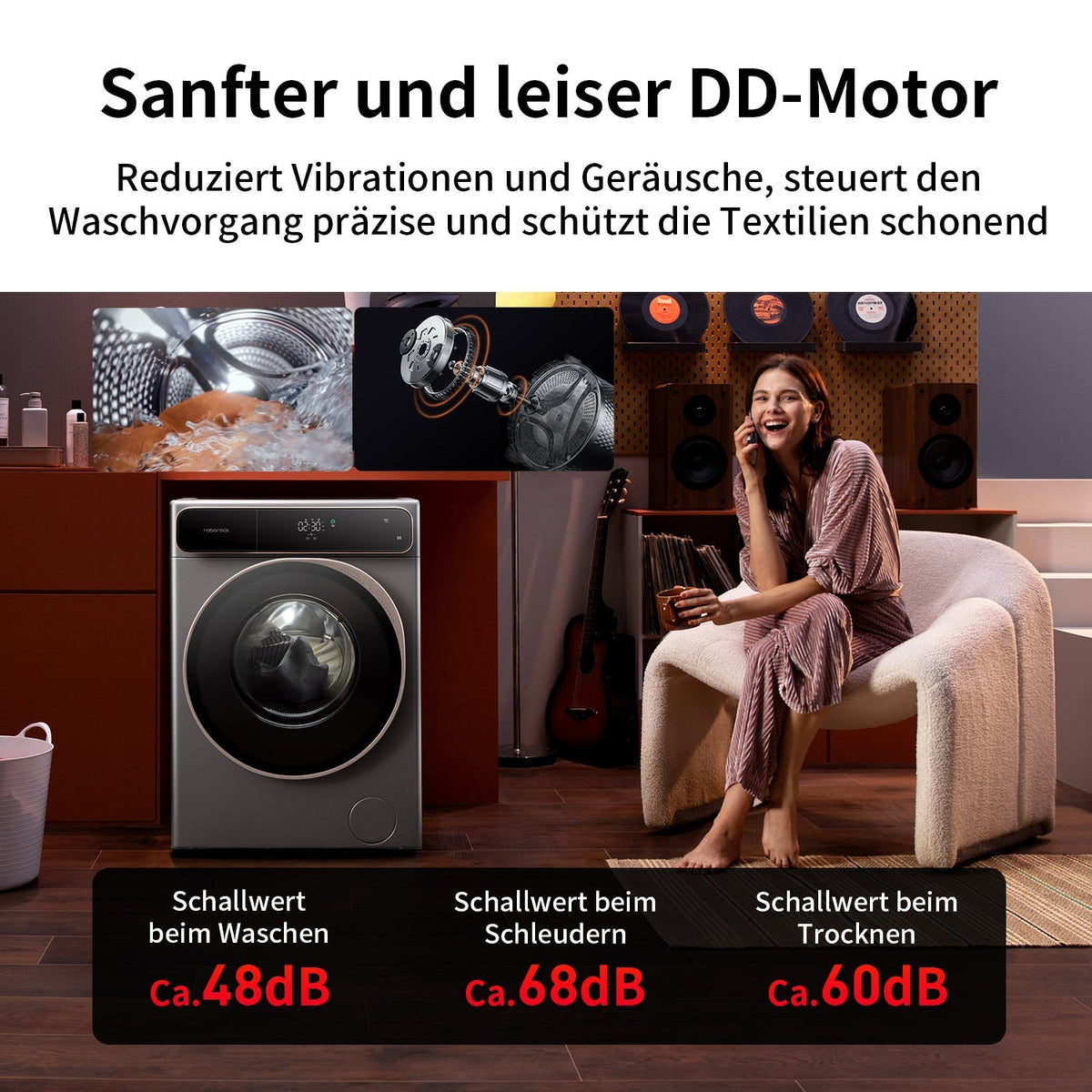 Roborock Zeo  One Waschtrockner mit der Zeo-Cycle® Trocknungstechnologie