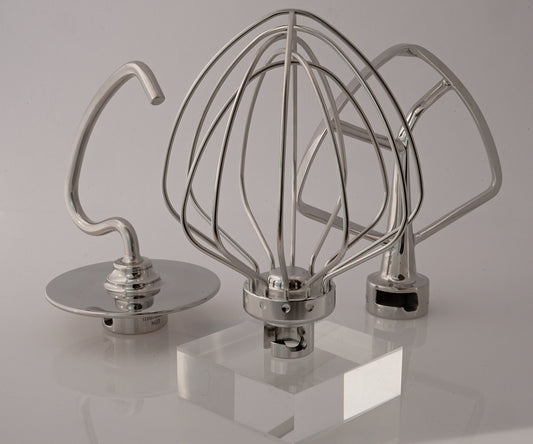 Tschimm Kitchen Royale Set Flachrührer Knethaken und Schneebesen
