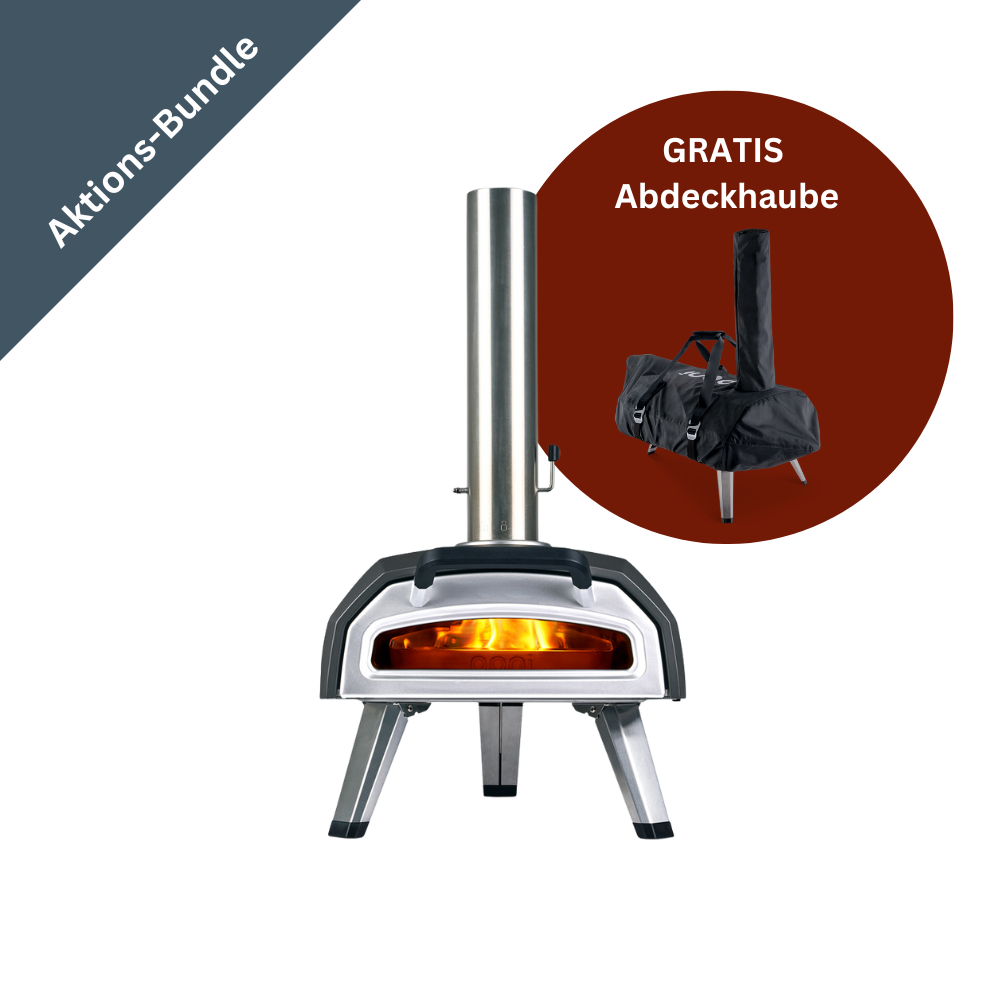 Ooni Karu 12G Pizzaofen Set mit Abdeckhaube