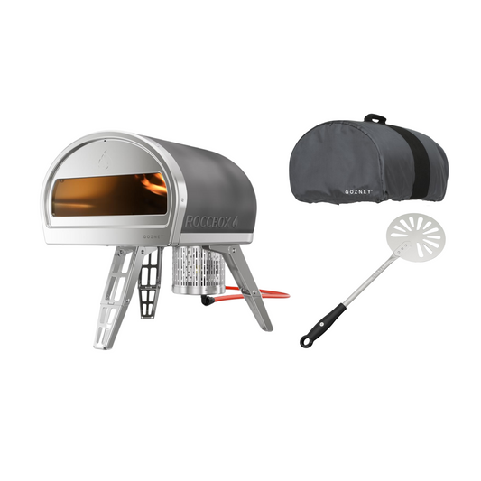 Gozney Roccbox Pizzaofen Set mit Abdeckhaube