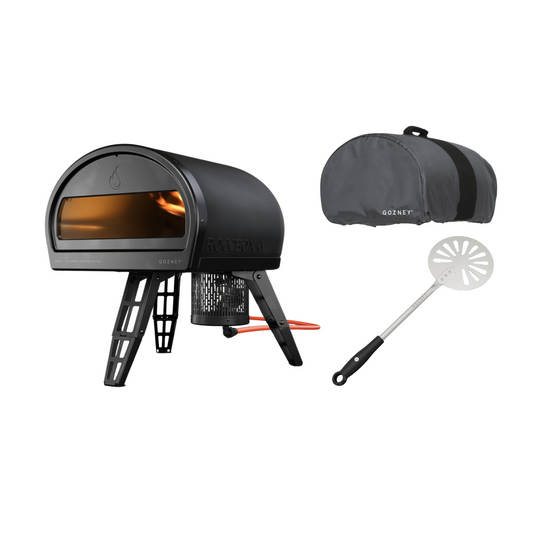 Gozney Roccbox Pizzaofen Set mit Abdeckhaube