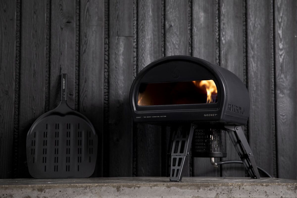 Gozney Roccbox Pizzaofen Set mit Abdeckhaube