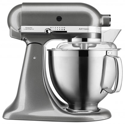 KitchenAid 4,8 L 5KSM185 Artisan Küchenmaschine Beginnerset Artisan Gemüseschneider+Flexirührer