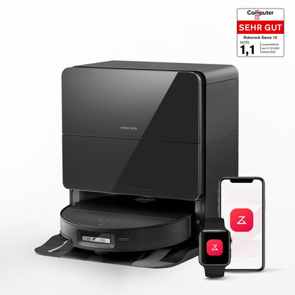 Roborock Saros 10 Saugroboter mit Dual Anti-Tangle System