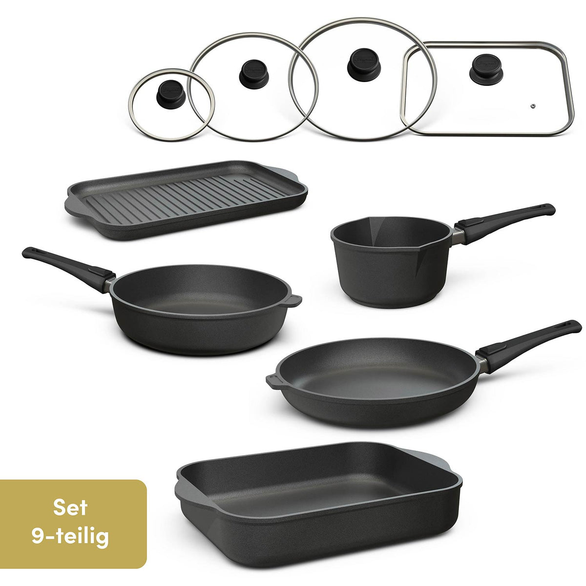 Kochgeschirr Vorteilsset 9-teilig